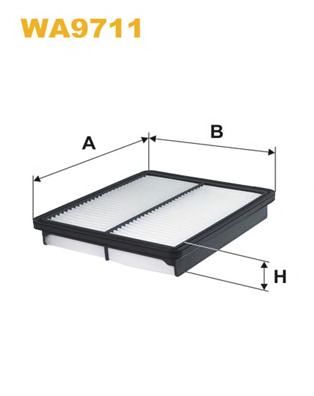 WIX FILTERS wa9711 -  Воздушный фильтр